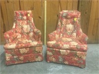 Floral Upholstered Chairs