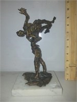 Vintage Bronze Sculpture by Perez
