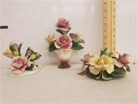 Capodimonte (3)pc Lot