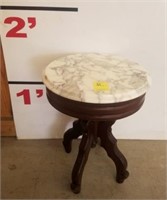 Victorian Round Marble Top Table