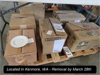 LOT, ASSORTED DISHES ON THIS PALLET