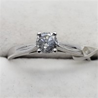 $1740 10K  Diamond(H,SI3,0.24ct) Ring