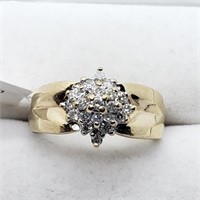 $2400 10K  Diamond(0.25ct) 4.01 Grams  Estate Ring