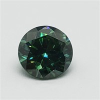 $360  Green Moissanite (A Diamond Alternative)(0.9
