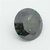 $1100  Greenish Brown Moissanite (A Diamond Altern