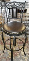 Four Metal Frame Bar Stools