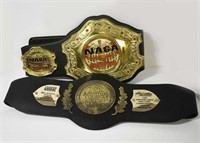 Two MMA Championship Belts