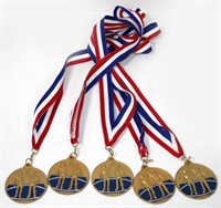 Five Wrestling Medals