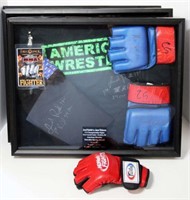 Jared & Jake Rosholt Signed MMA Fight