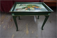 Hand painted tray table