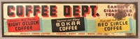 Bokar Coffee Tin Single Sided Advertising Sign.