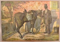 Green River Whiskey Tin Lithograph Sign.