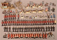 Lot of Britains and Other Painted Metal Figures.