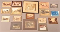 Lot of 17 Antique/Vintage of Horse Carts.