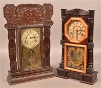 Two Antique Shelf Clocks.