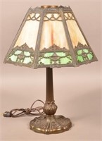 Bronze Finished Cast Iron Table Lamp.
