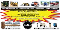 Modern Excavating Co. Absolute Auction Items