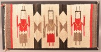 Antique/Vintage Navajo Figural Pattern Rug.