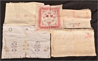 Five Pieces of PA 19th Century Needlework.