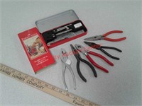 5 pliers tools and faber-castell mathematical