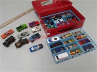 Hot Wheels in other toy cars in case