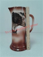 Vintage ceramic dog pitcher