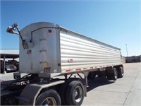 2008 Travis CT Aluminum End Dump Trailer