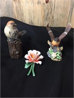 Bird and Flower Figurines - Beautiful