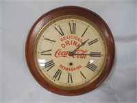 Round Coca-Cola Clock