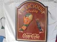 Wooden Coca-Cola Sign