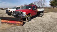 2002 Ford F450 Flatbed Truck,