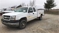 2003 Chevrolet 2500HD Extended Cab Utility Truck,