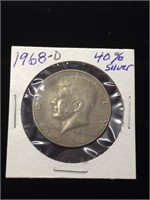 1968-D  Kennedy Half Dollar