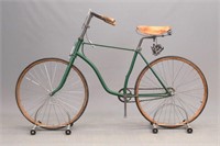 C. 1890's Cushion Tire Safety Bicycle