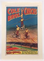Cole Bros. Circus Poster