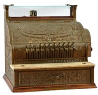 Antique Brass Cash Register