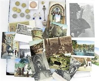 Collection of Jerusalem, Israel Coins, Postcards..