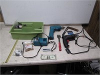 Tool Lot - Matika Electric Drill w/ Charger & More