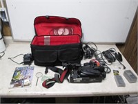 Sony CCD-F70 Camcorder w/ Bag & Accessories