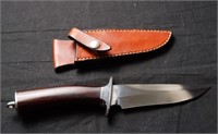 Jim Siska Custom knife with sheath