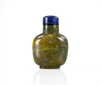 CHINESE DENDRITIC MOSS AGATE SNUFF BOTTLE
