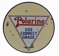 Polarine D/S Porcelain Sign