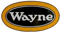 Wayne Gas Pumps S/S Porcelain Dealer Sign RARE