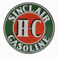 Sinclair Gasoline D/S Porcelain Sign