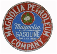 Magnolia Petroleum Co D/S Porcelain Sign