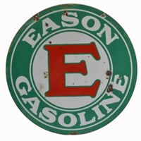 Eason Gasoline D/S Porcelain Sign