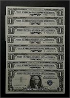 25  1957 $1 Silver Certificates  Unc - CU