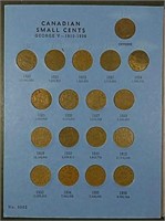 58 Canadian Cents in Whitman Album 1920 - 1972
