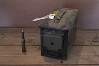 .50 cal Ammo Can & 1 Round