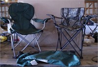 Pair of Folding Camp Chairs